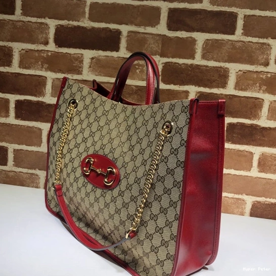 Hyper Peter large GUCCI bag tote Horsebit 1955 0715